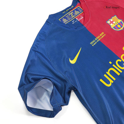 Barcelona MESSI #10 Barcelona Koszulka retro domowa UCL 2008/09