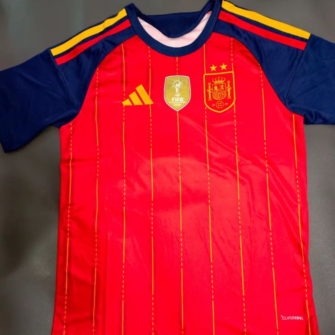 Hiszpania Koszulka Domowa – Mundial 2026