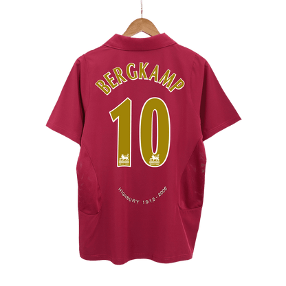 BERGKAMP #10 Arsenal Koszulka retro domowa 2005/06