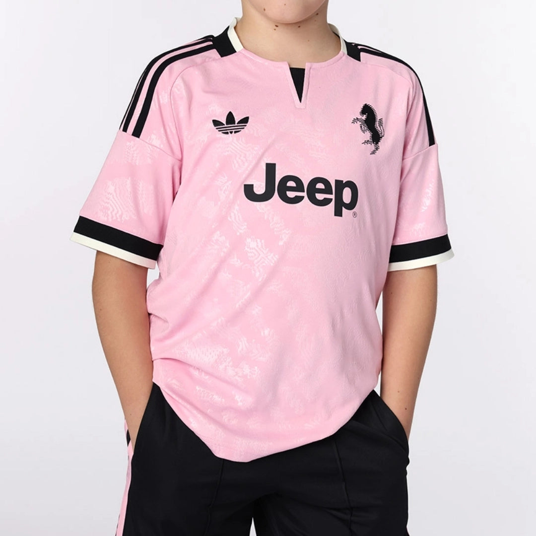 Juventus Dziecięcy Komplet wyjazdowy – koszulka + spodenki 2026/27