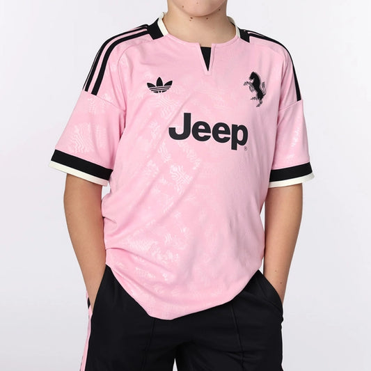 Juventus Dziecięcy Komplet wyjazdowy – koszulka + spodenki 2026/27