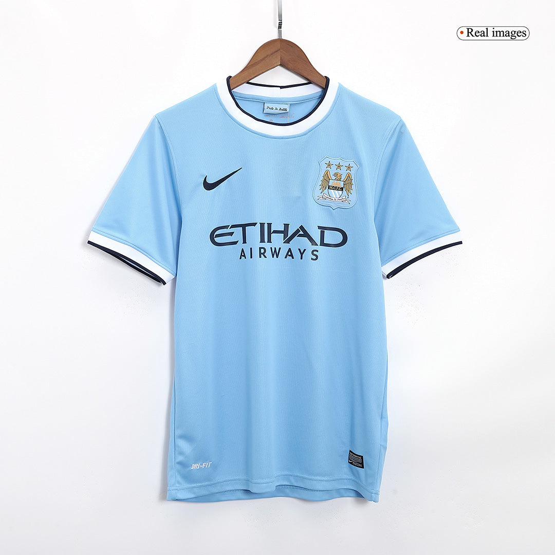 Manchester City Koszulka retro domowa 2013/14