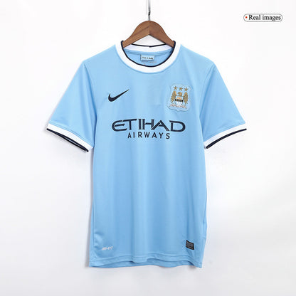 Manchester City Koszulka retro domowa 2013/14