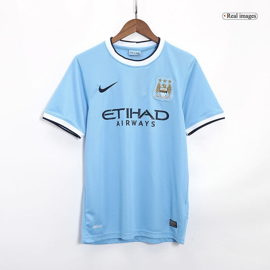 Manchester City Koszulka retro domowa 2013/14