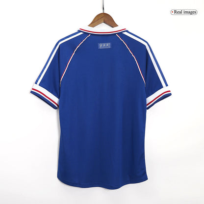 Francja Koszulka retro domowa 1998