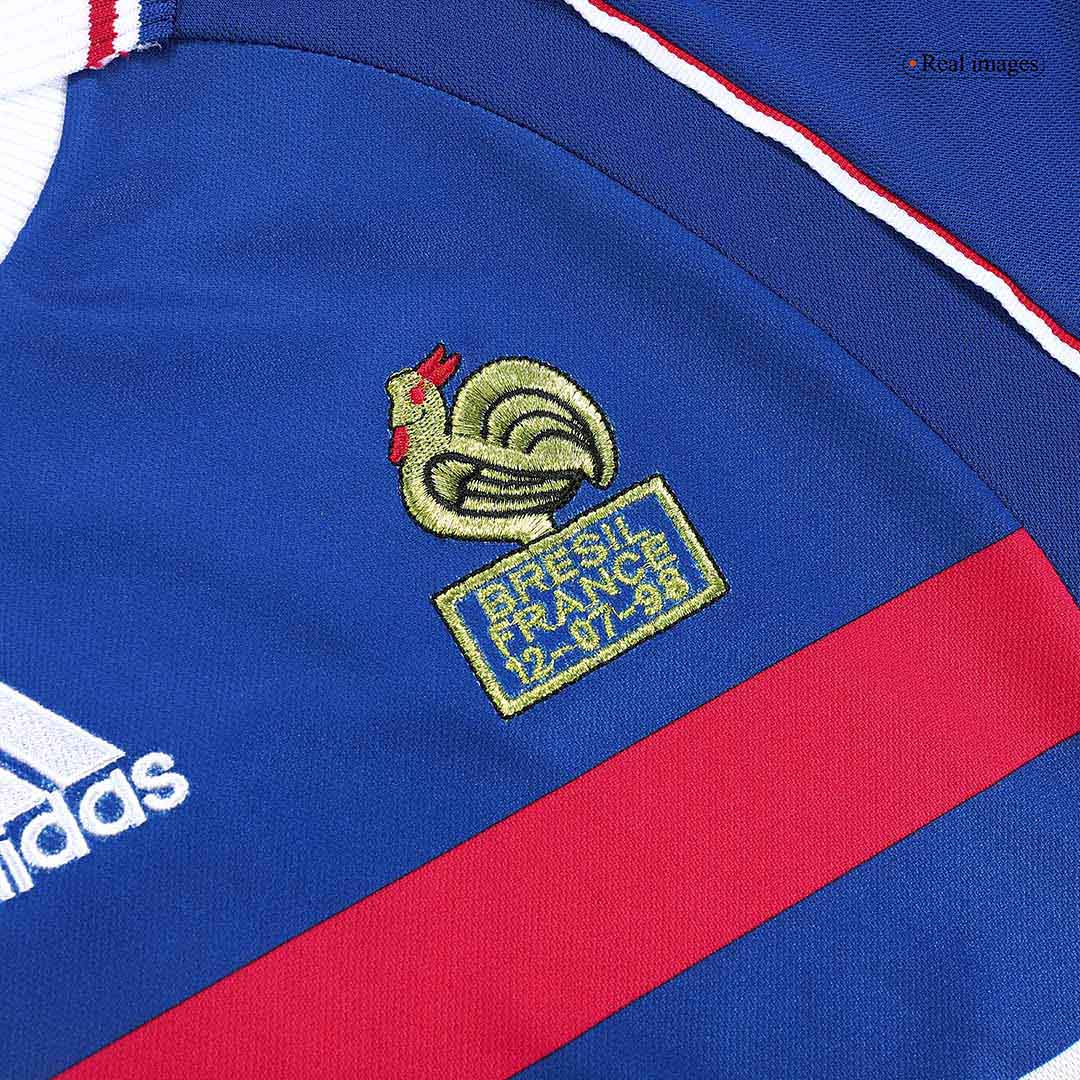 Francja Koszulka retro domowa 1998