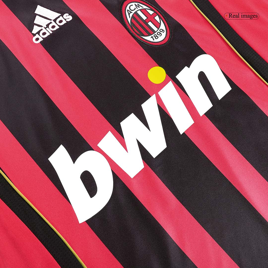 AC Milan Koszulka retro domowa z długim rękawem 2006/07