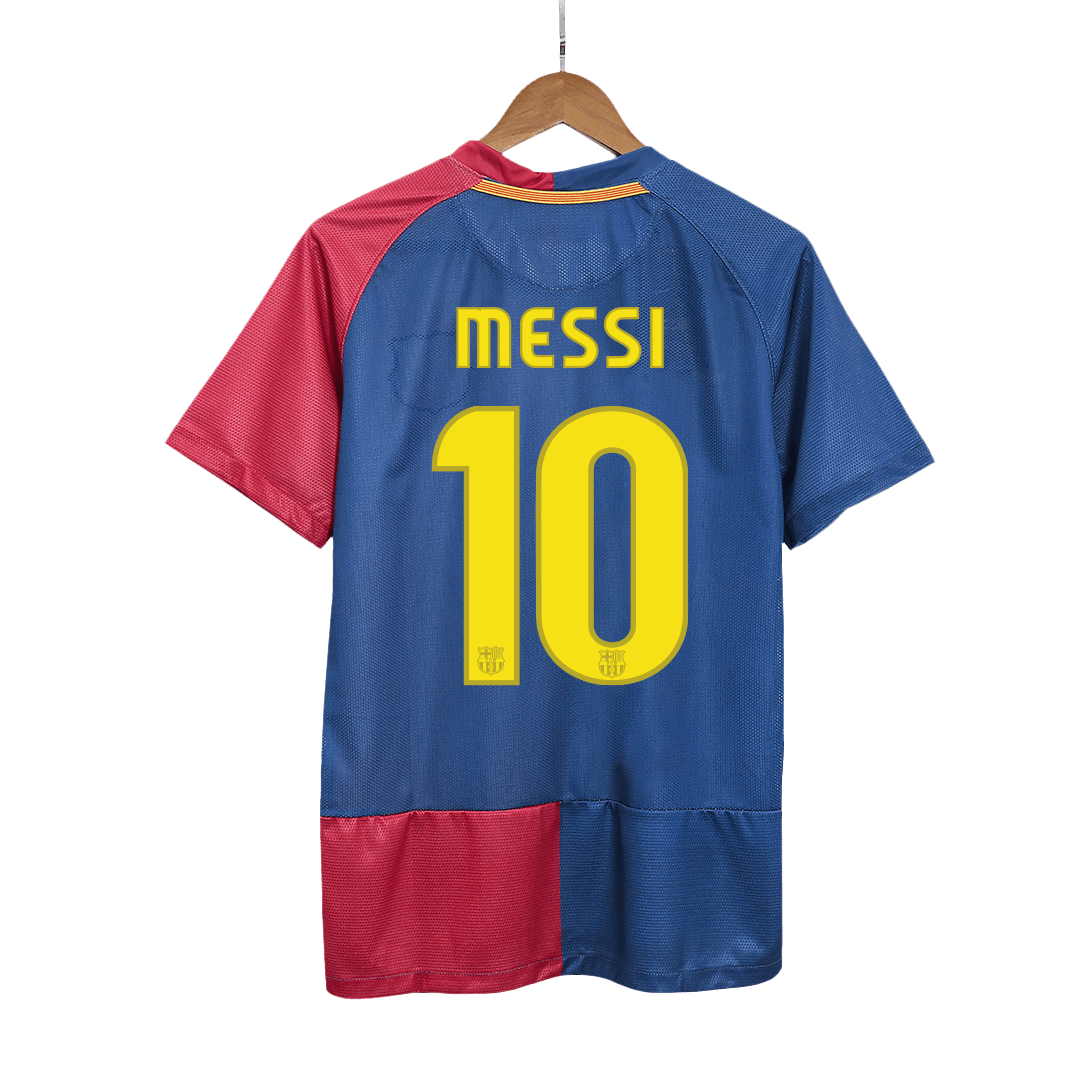 Barcelona MESSI #10 Barcelona Koszulka retro domowa UCL 2008/09