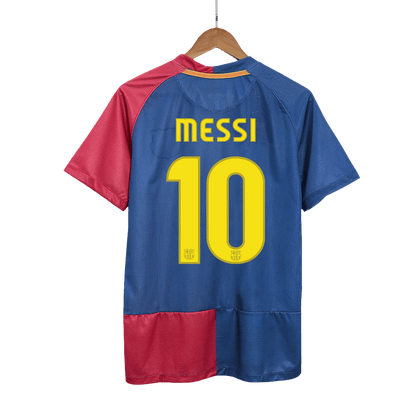 Barcelona MESSI #10 Barcelona Koszulka retro domowa UCL 2008/09