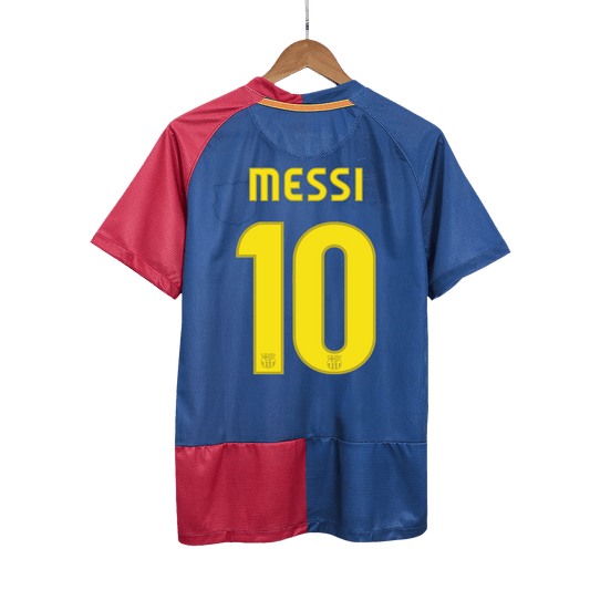 Barcelona MESSI #10 Barcelona Koszulka retro domowa UCL 2008/09