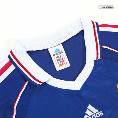 Francja Koszulka retro domowa 1998