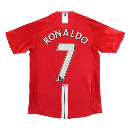 RONALDO #7 Manchester United Koszulka retro domowa 2007/08