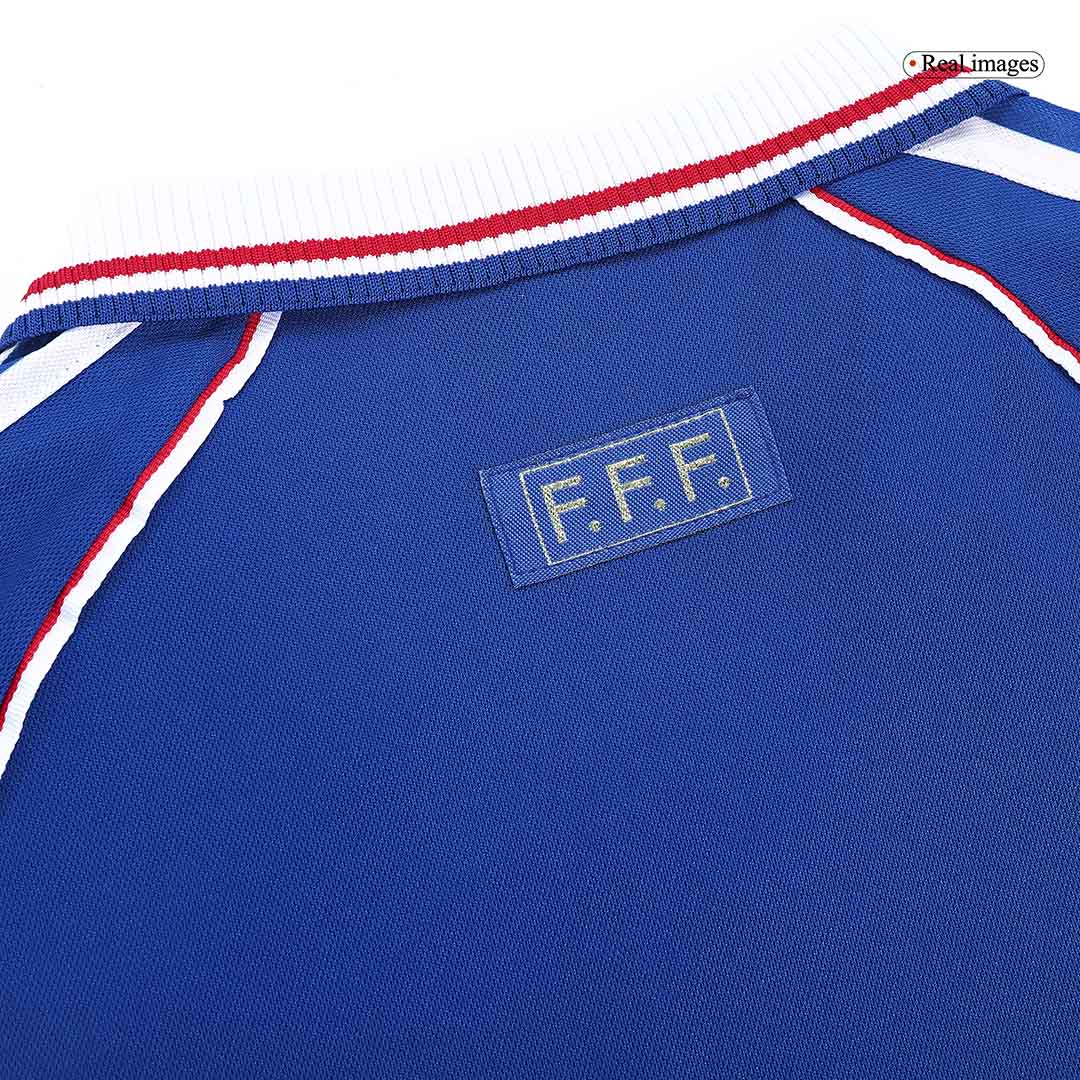 Francja Koszulka retro domowa 1998
