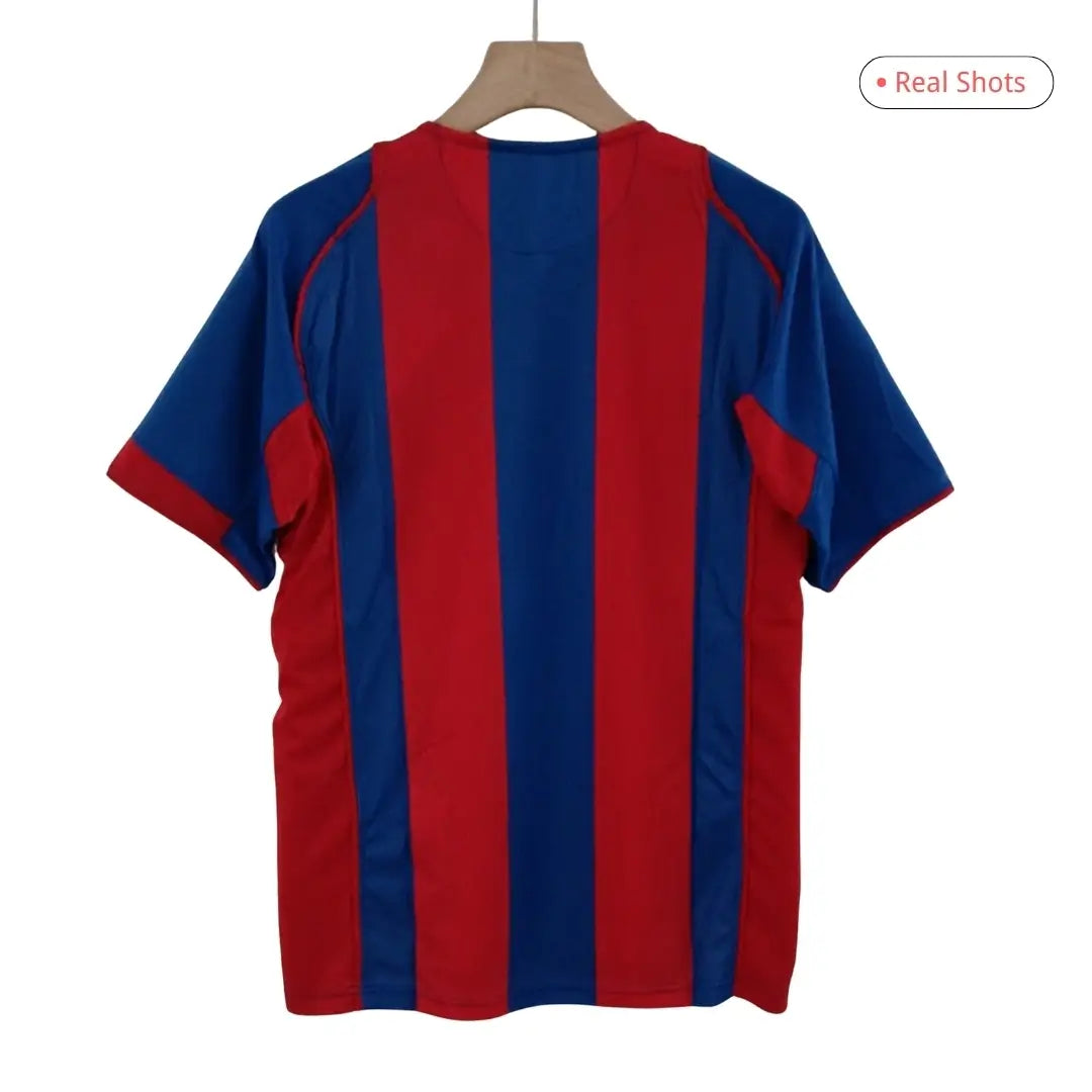 Ronaldinho #10 Barcelona Koszulka retro domowa 2004/05
