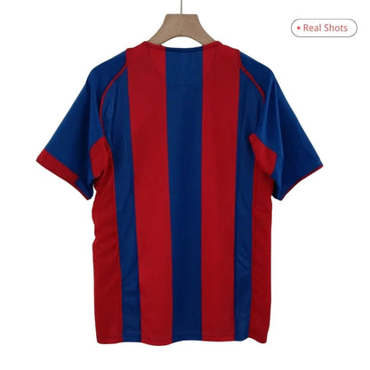 Ronaldinho #10 Barcelona Koszulka retro domowa 2004/05