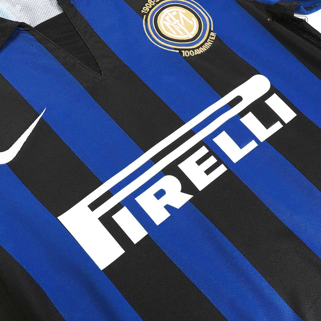 Inter Mediolan Koszulka retro domowa 2007/08