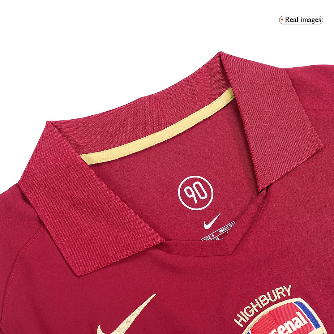 BERGKAMP #10 Arsenal Koszulka retro domowa 2005/06