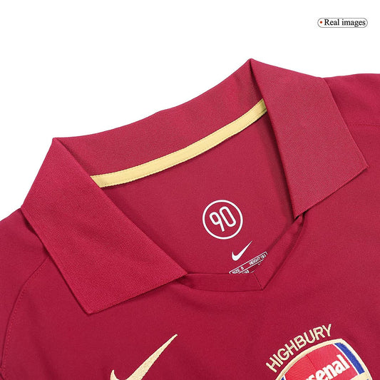 BERGKAMP #10 Arsenal Koszulka retro domowa 2005/06