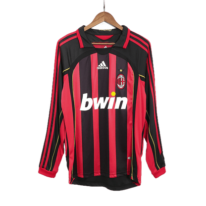AC Milan Koszulka retro domowa z długim rękawem 2006/07