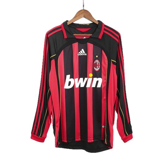 AC Milan Koszulka retro domowa z długim rękawem 2006/07