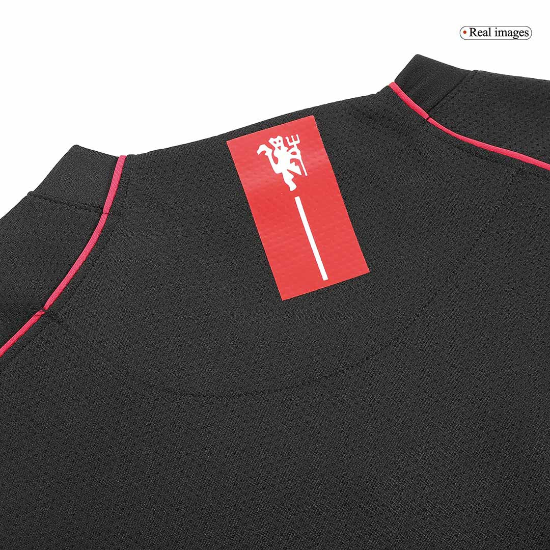 Manchester United Koszulka retro wyjazdowa z długim rękawem 2007/08
