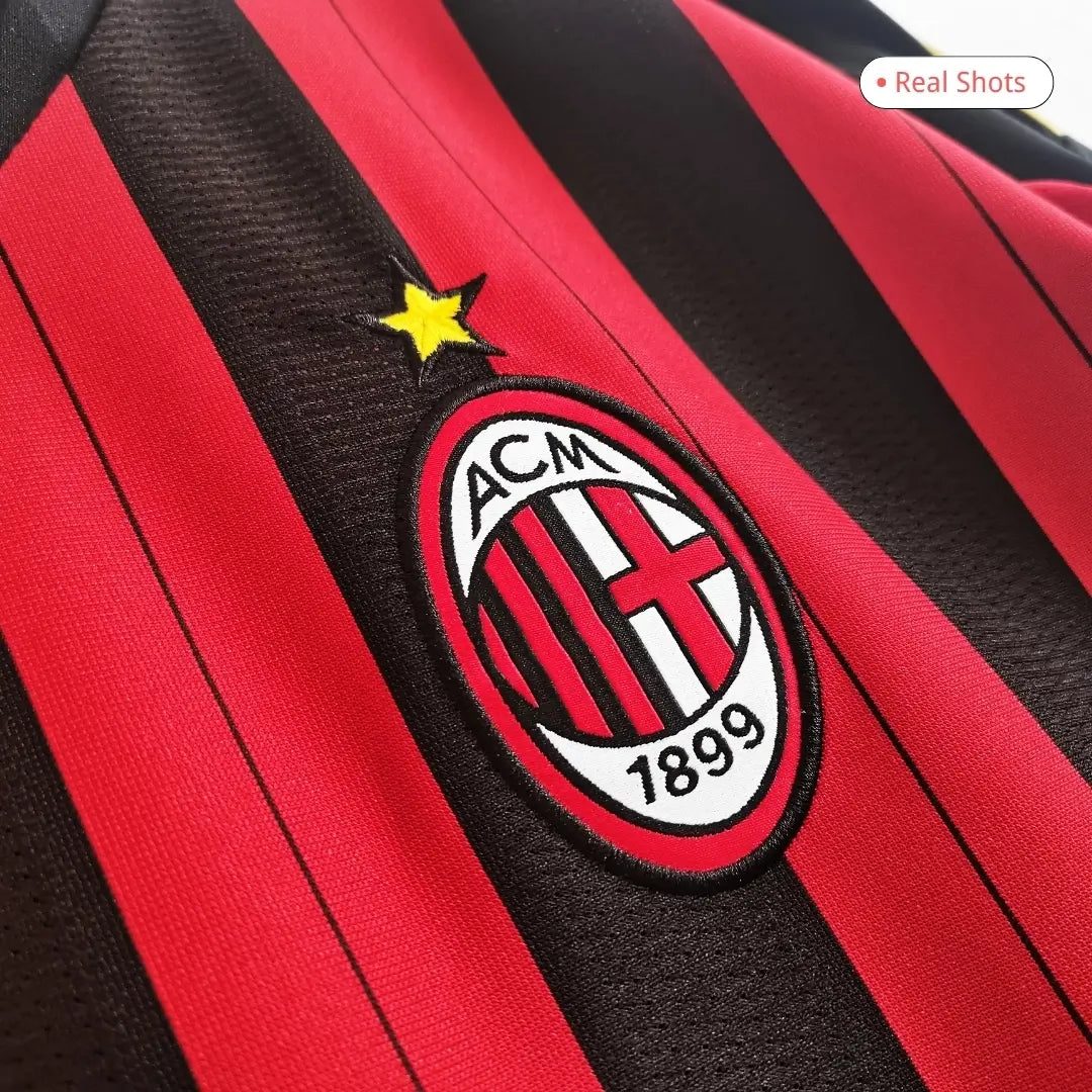 KAKA' #22 AC Milan Koszulka retro domowa z długim rękawem UCL 2013/14