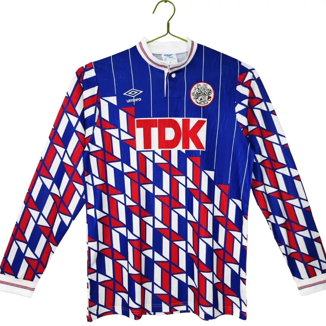 Ajax Koszulka retro wyjazdowa z długim rękawem 1989/90