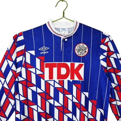 Ajax Koszulka retro wyjazdowa z długim rękawem 1989/90