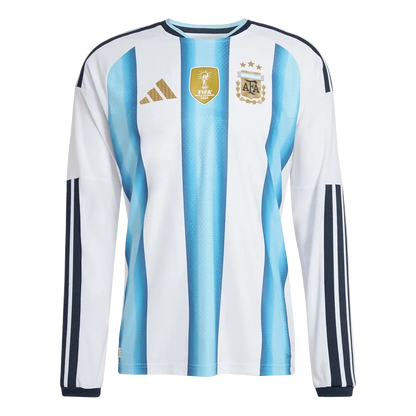 Argentyna Koszulka Domowa Długi rękaw Wersja zawodnicza 2026