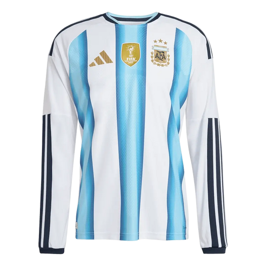 Argentyna Koszulka Domowa Długi rękaw Wersja zawodnicza 2026