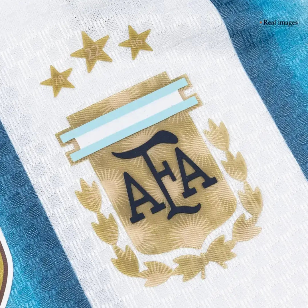 Argentyna Koszulka Domowa Długi rękaw Wersja zawodnicza 2026