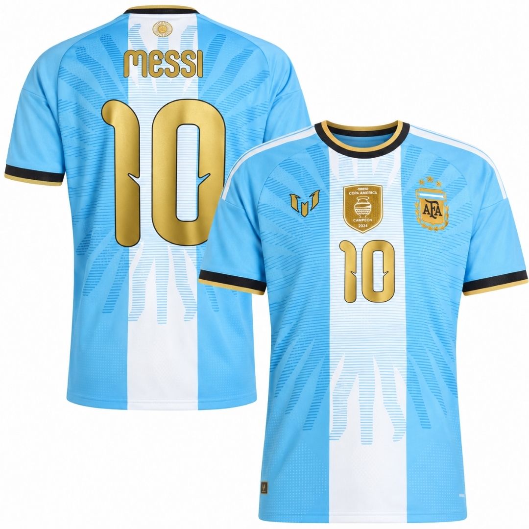 MESSI #10 Argentyna X MESSI Koszulka Wersja zawodnicza Niebieska 2026 z odznaką