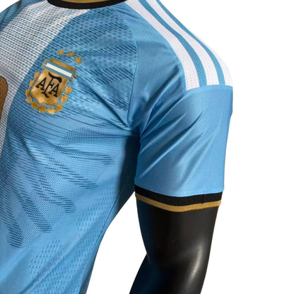 Von MESSI signiertes Argentinien #10 X MESSI Trikot Spielerversion Blau 2026
