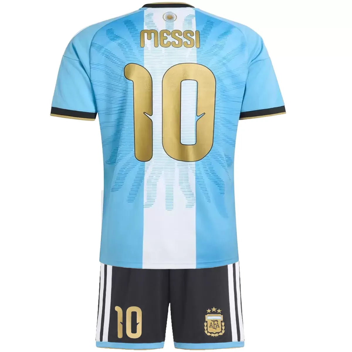 Messi #10 Argentyna x Messi Dziecięcy Komplet domowy – koszulka + spodenki 2026