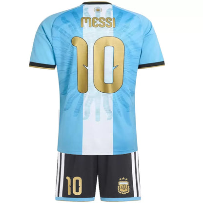 Messi #10 Argentyna x Messi Dziecięcy Komplet domowy – koszulka + spodenki 2026