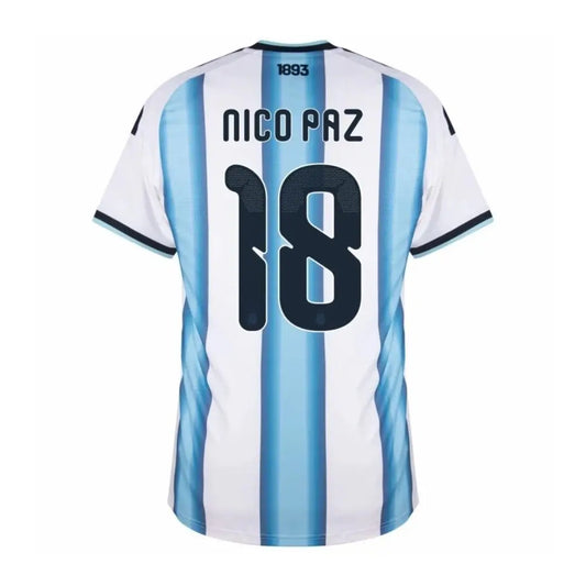Nico Paz #18 Argentyna Koszulka Domowa – Mundial 2026