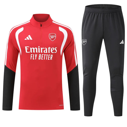 Arsenal 1/4 zip trainingspak Rood 2026/27