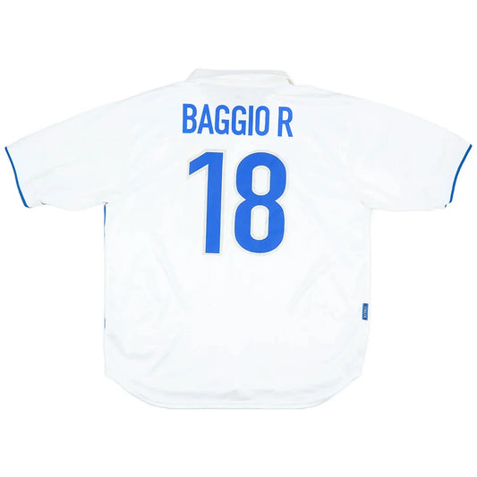 BAGGIO R #18 Włochy Koszulka retro wyjazdowa 1998