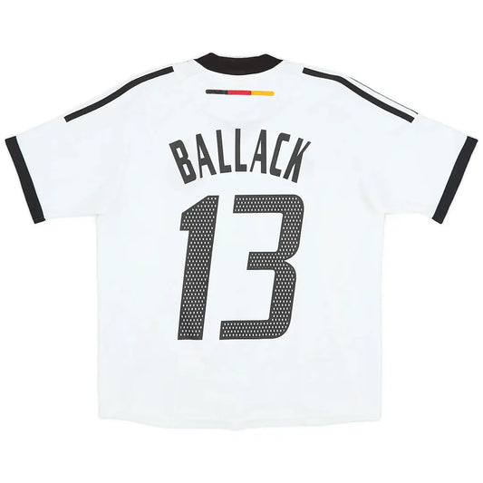 BALLACK #13 Niemcy Koszulka retro domowa 2002