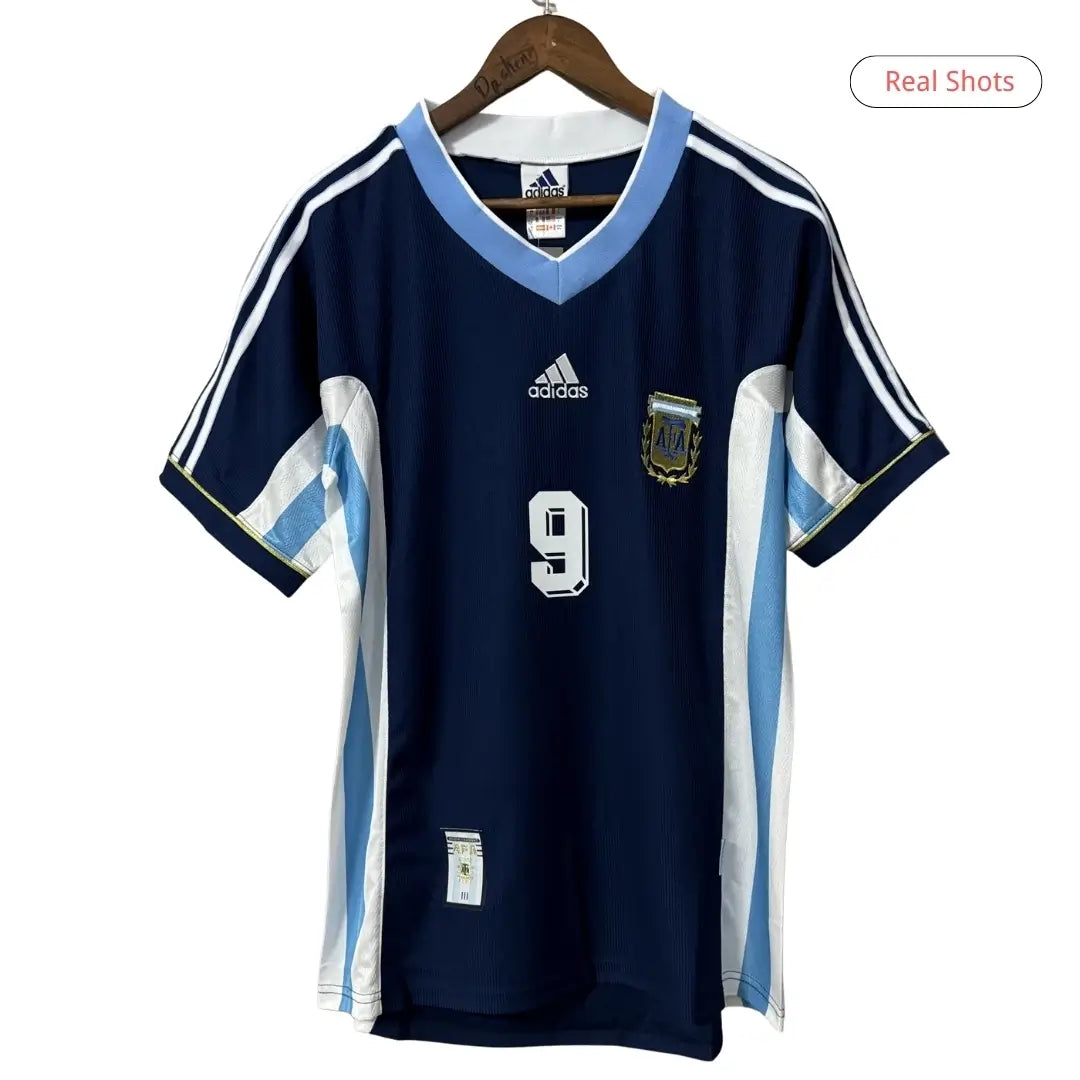 BATISTUTA #9 Argentyna Koszulka retro wyjazdowa 1998