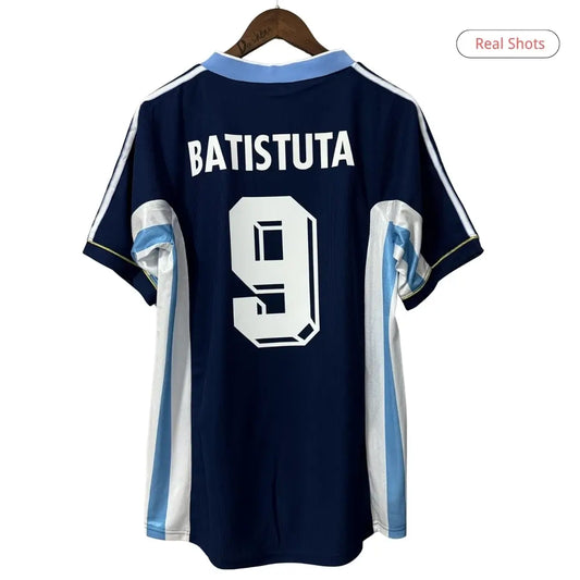 BATISTUTA #9 Argentyna Koszulka retro wyjazdowa 1998