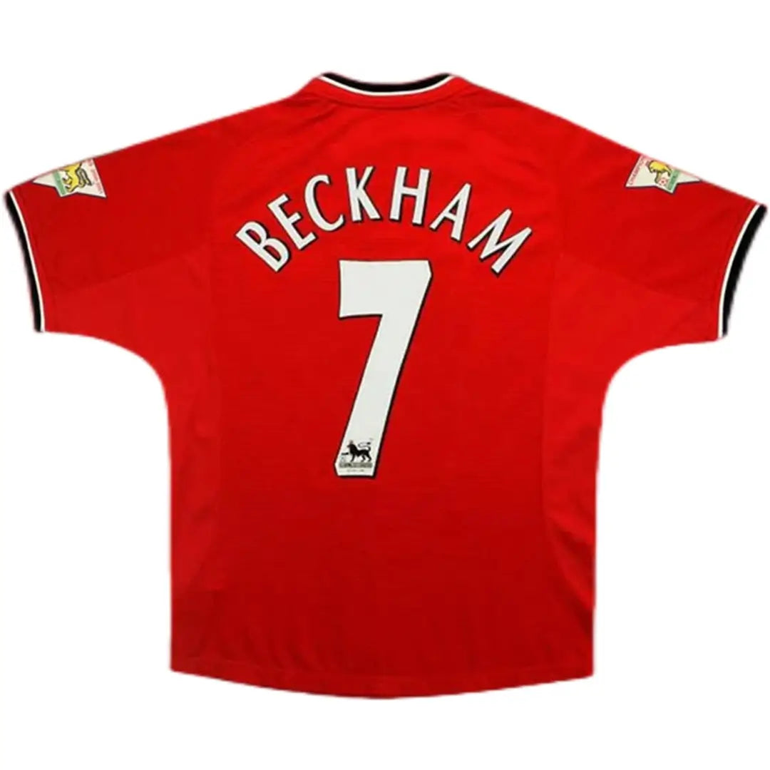 BECKHAM #7 Manchester United Koszulka retro domowa 2000/02