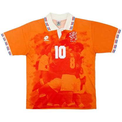 BERGKAMP #10 Holandia Koszulka retro domowa Euro 1996