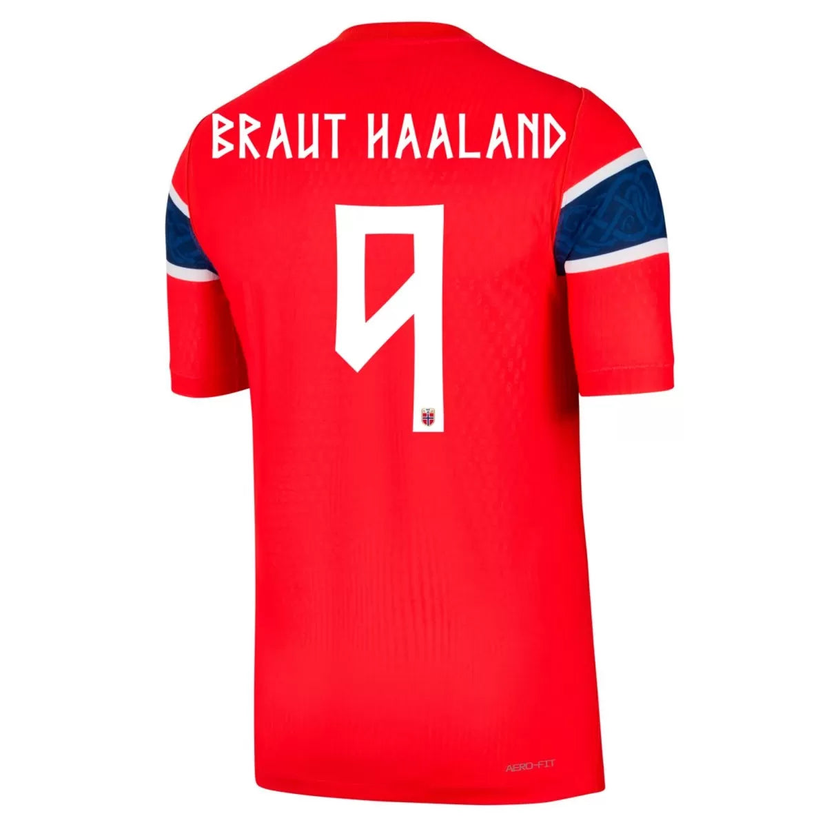BRAUT HAALAND #9 Norwegia Koszulka Domowa Wersja zawodnicza – Mundial 2026