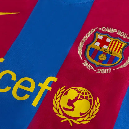Zambrotta #11 Barcelona Koszulka retro domowa 2007/08