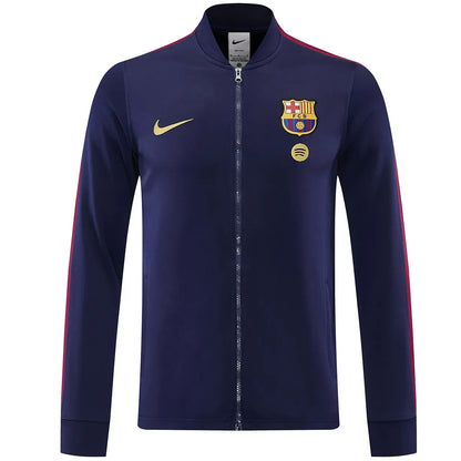 Barcelona Pre-match jas donkerblauw 2026/27