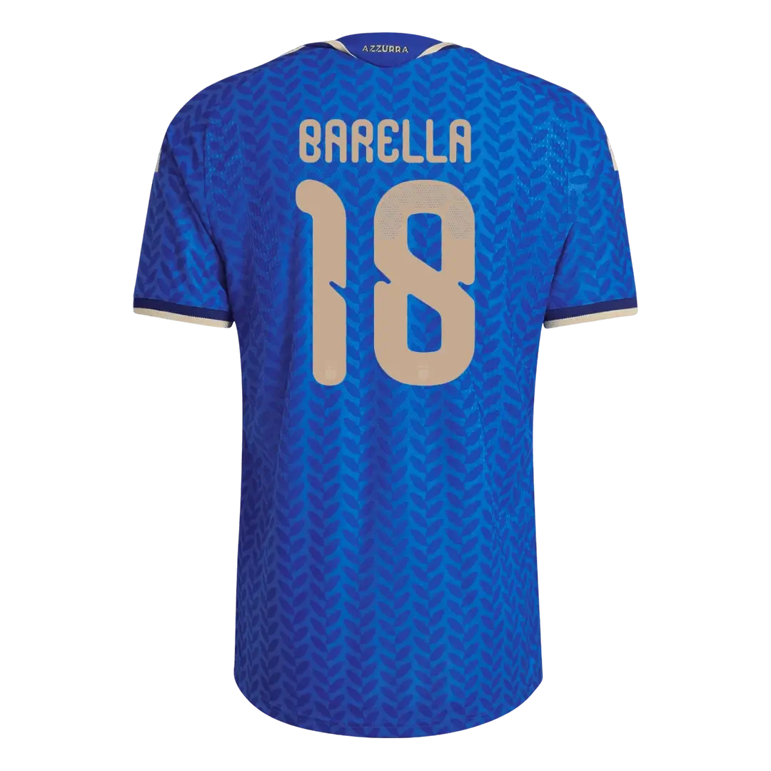 Barella #18 Włochy Koszulka Domowa Wersja zawodnicza – Mundial 2026
