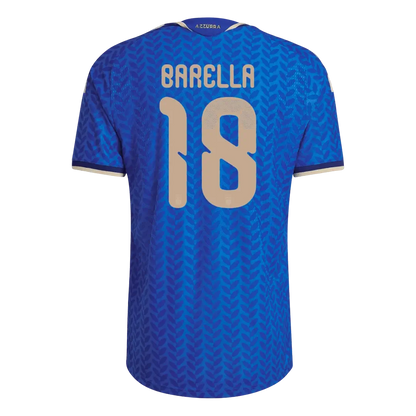 Barella #18 Włochy Koszulka Domowa Wersja zawodnicza – Mundial 2026