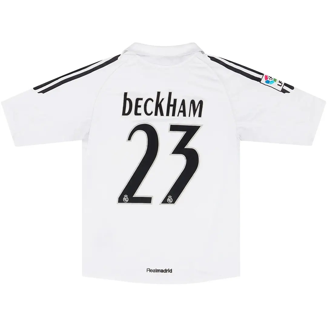 Beckham #23 Real Madrid Koszulka retro domowa 2005/06