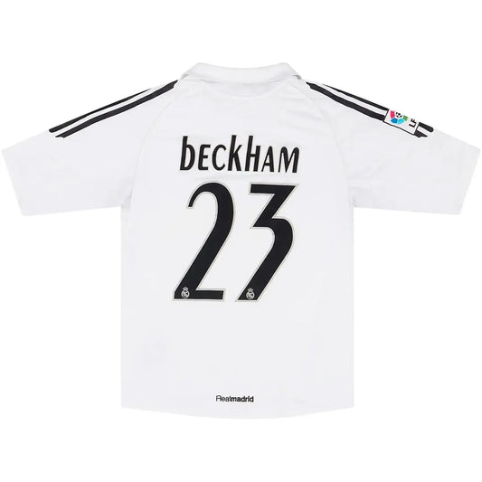 Beckham #23 Real Madrid Koszulka retro domowa 2005/06